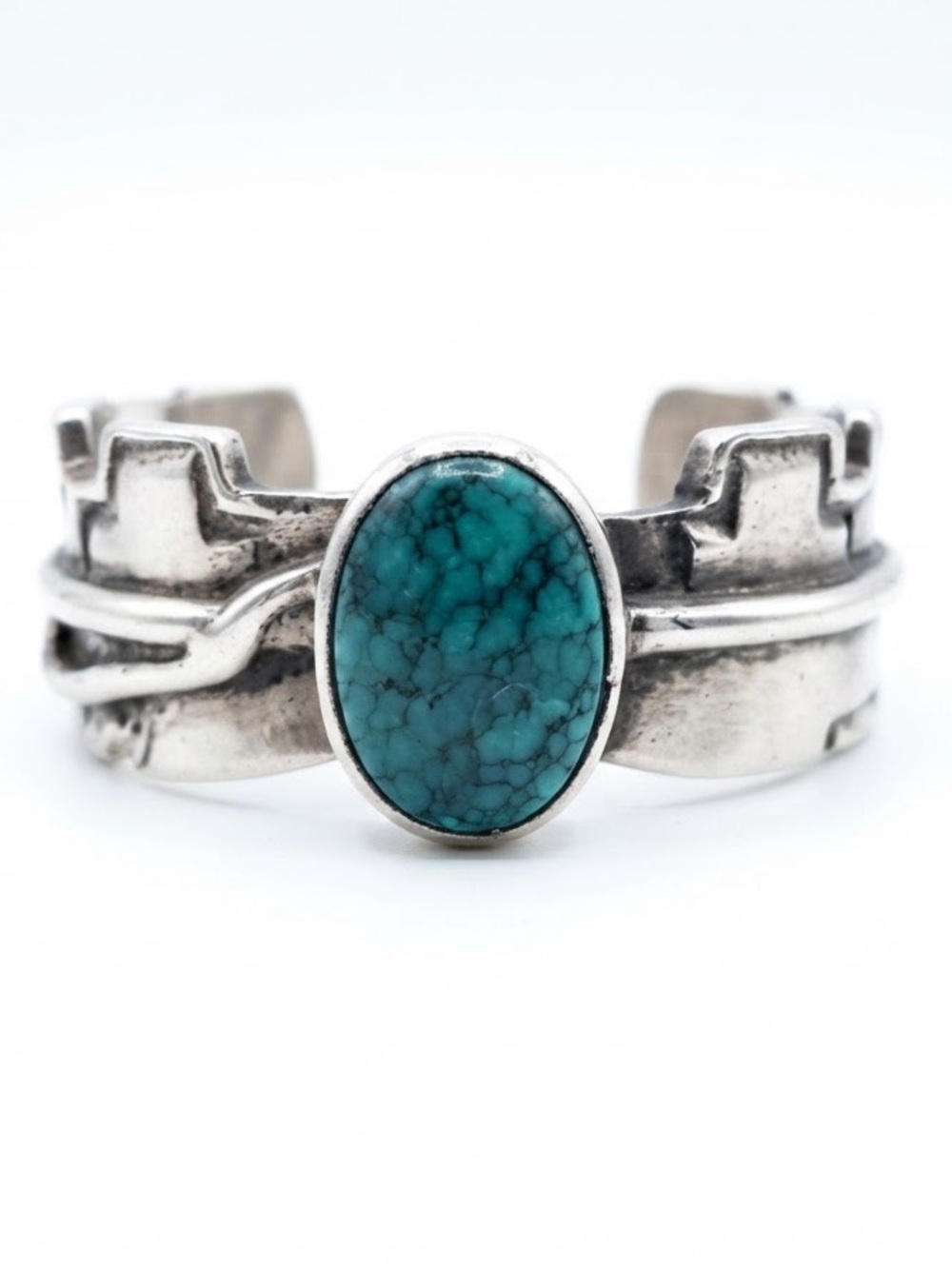 Harvey Mace Navajo Sterling Silver and Turquoise Ring